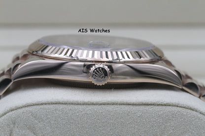 Rolex 228235 DayDate 40MM DD40 Rose Gold Chocolate Baguette Diamond Dial B&P