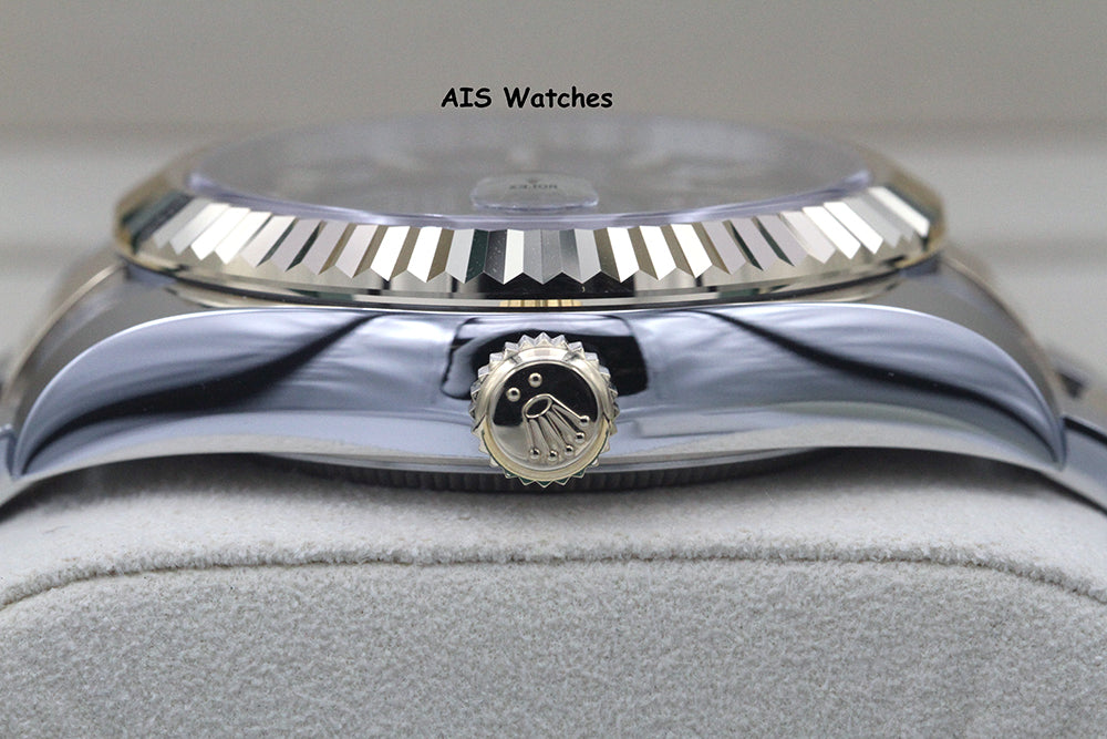 Rolex 326933 Sky-Dweller 18K Yellow Gold / Stainless Steel Black Dial B&P