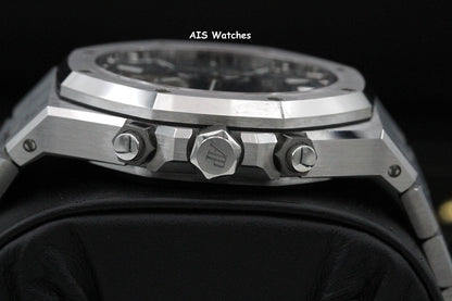 BNIB Audemars Piguet 26715ST Royal Oak Chronograph Blue Dial 38MM Box & Papers