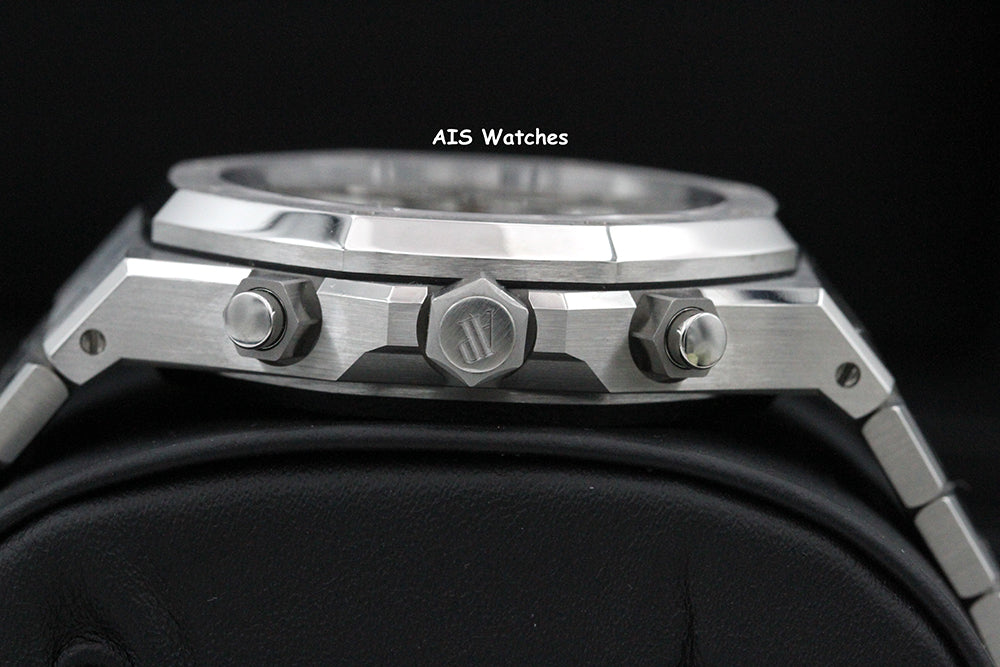 Audemars Piguet 26240ST 41MM 50th Anni. Royal Oak Chronograph Silver Dial B&P