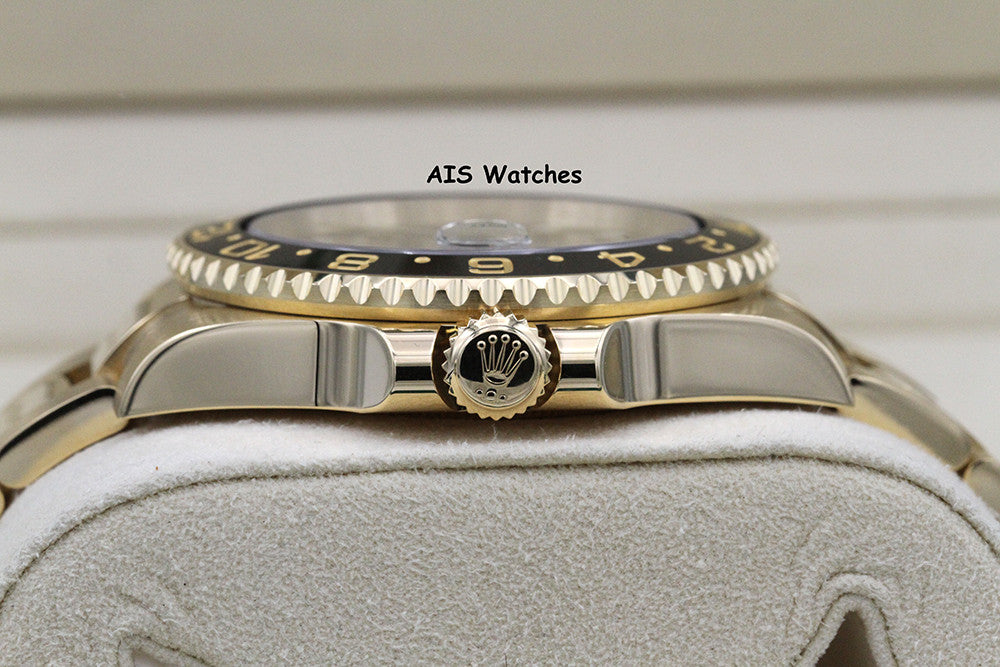Rolex GMT-Master II 116718 LN 18K Yellow Gold Black Dial Black Ceramic BP