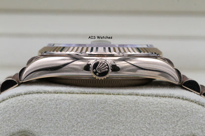 Rolex 128235 DayDate 36MM DD36 EverRose Gold Brown Ombré-Diamond Dial Box & Paper