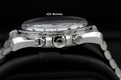 BNIB Omega SpeedMaster 3861 MoonWatch 310.30.42.50.04.001 White Dial Sapphire BP
