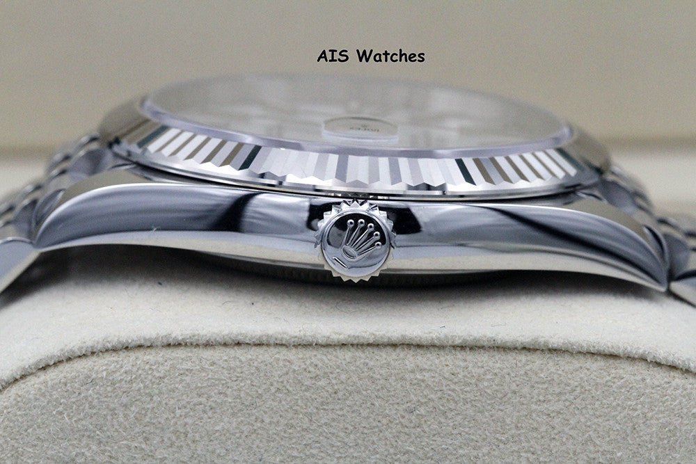 BNIB Rolex Datejust 41MM 126334 White Stick Dial Jubilee Box & Paper