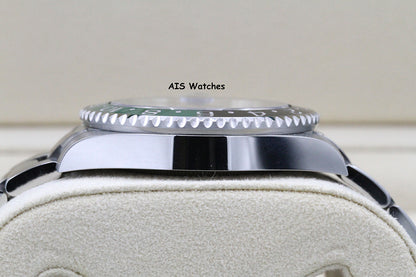 BNIB Rolex GMT Master II 126720VTNR Sprite Lefty Oyster Black / Green B&P
