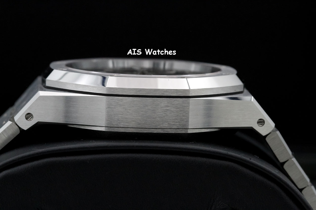 BNIB Audemars Piguet 26240ST 41MM Royal Oak Chronograph Blue Dial B&P