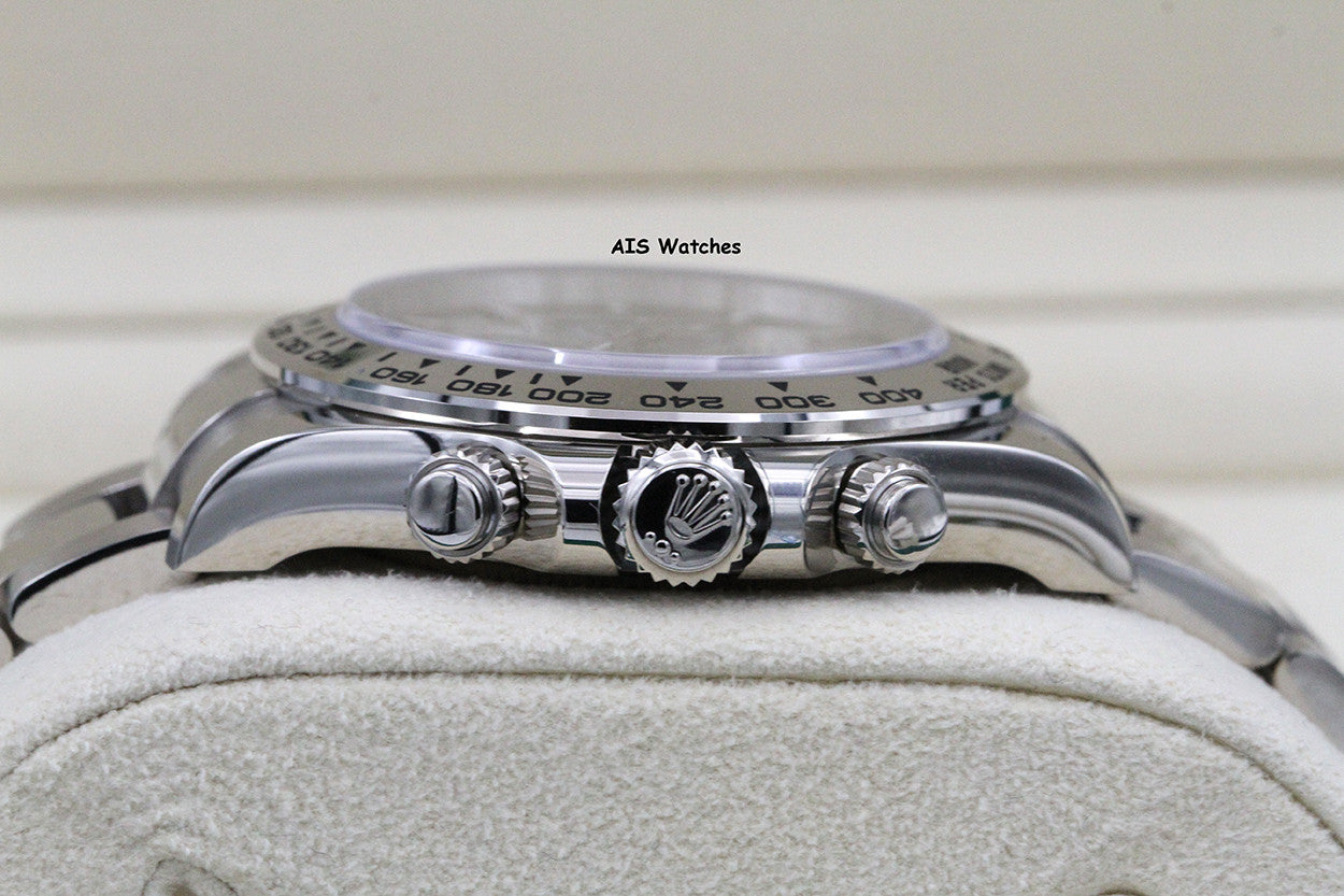 Rolex 126509 Daytona Cosmograph 18K White Gold Silver / Steel Dial B&P