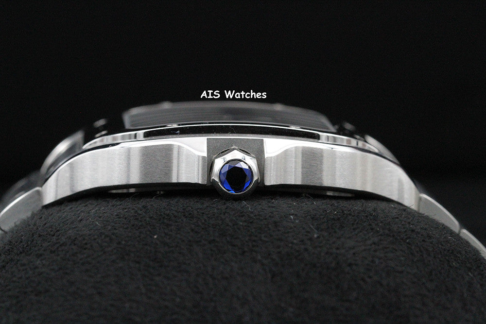 BNIB Cartier Santos De Cartier Large Steel WSSA0030 Blue Dial 39.8MM B&P