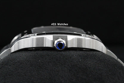 BNIB Cartier Santos De Cartier Large Steel WSSA0030 Blue Dial 39.8MM B&P