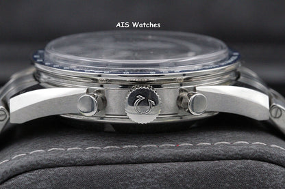 Omega Speedmaster CK2998 Blue SS Bracelet / Leather 311.33.40.30.02.001 Box&Papers