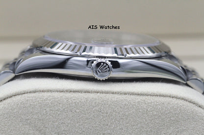 BNIB Rolex Datejust 41MM 126334 Wimbledon Slate Roman Dial Jubilee Box & Paper