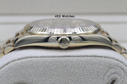 BNIB Rolex 228238 DayDate 40MM DD40 Yellow Gold Champagne Baguette Diamond Dial