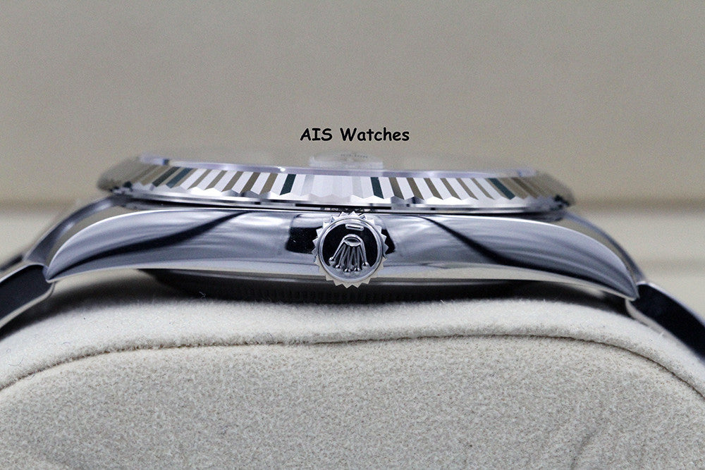 BNIB Rolex Datejust 41MM 126334 Silver Stick Dial Oyster Box & Papers