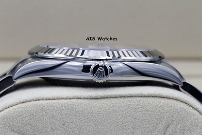 BNIB Rolex Datejust 41MM 126334 Silver Stick Dial Oyster Box & Papers