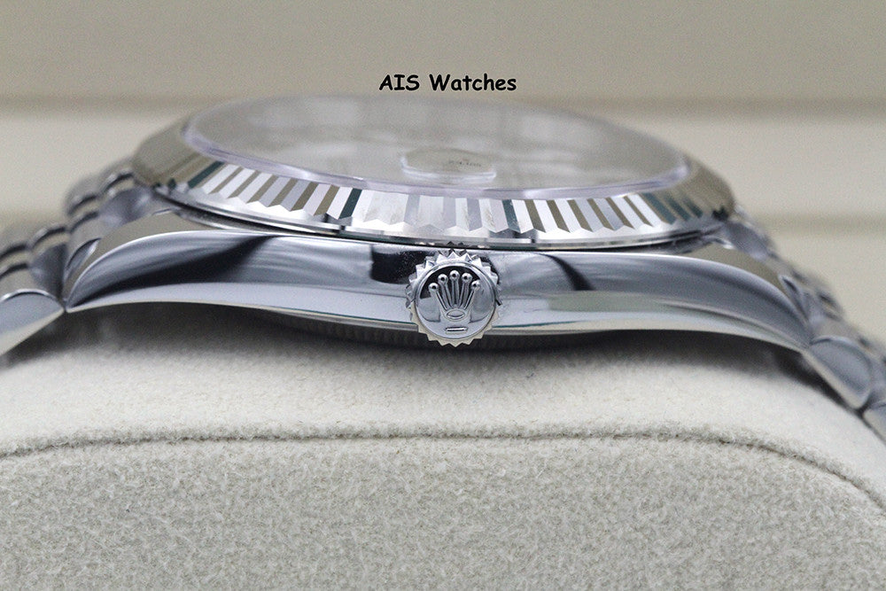 BNIB Rolex Datejust 41MM 126334 White Roman Dial Jubilee Box & Papers