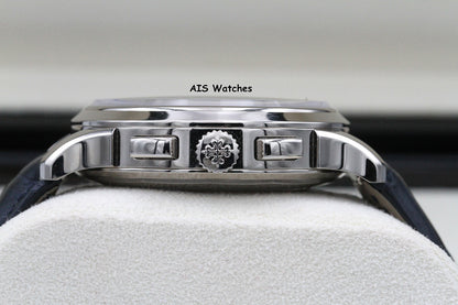Patek Philippe 5930G World Time Chronograph White Gold Blue Dial Box & Paper