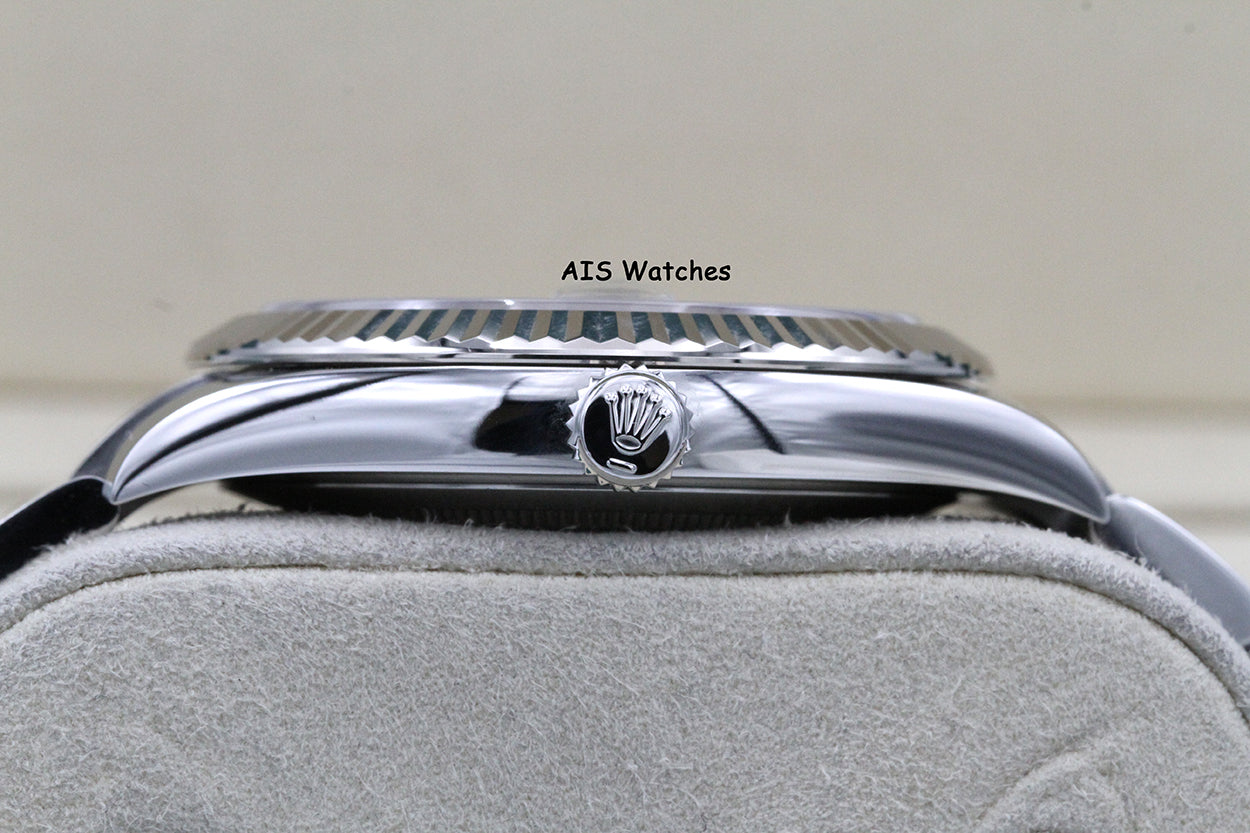 Rolex Datejust 41MM 126334 Mint Green Dial Oyster 2023 Box & Papers