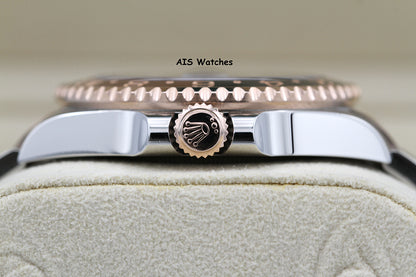Rolex 126711 CHNR GMT Master II 18K Rose Gold / SS RootBeer Ceramic 2022 B&P