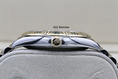 Rolex 126333 DateJust 41MM 18K YG/SS Champagne Stick Dial Jubilee Bracelet B&P