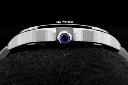 BNIB Cartier Santos De Cartier Large Steel WSSA0062 Green Dial 39.8MM B&P