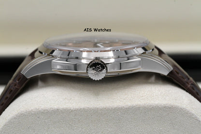 Patek Philippe Perpetual Calendar 5320G White Gold Rose Dial Box & Papers