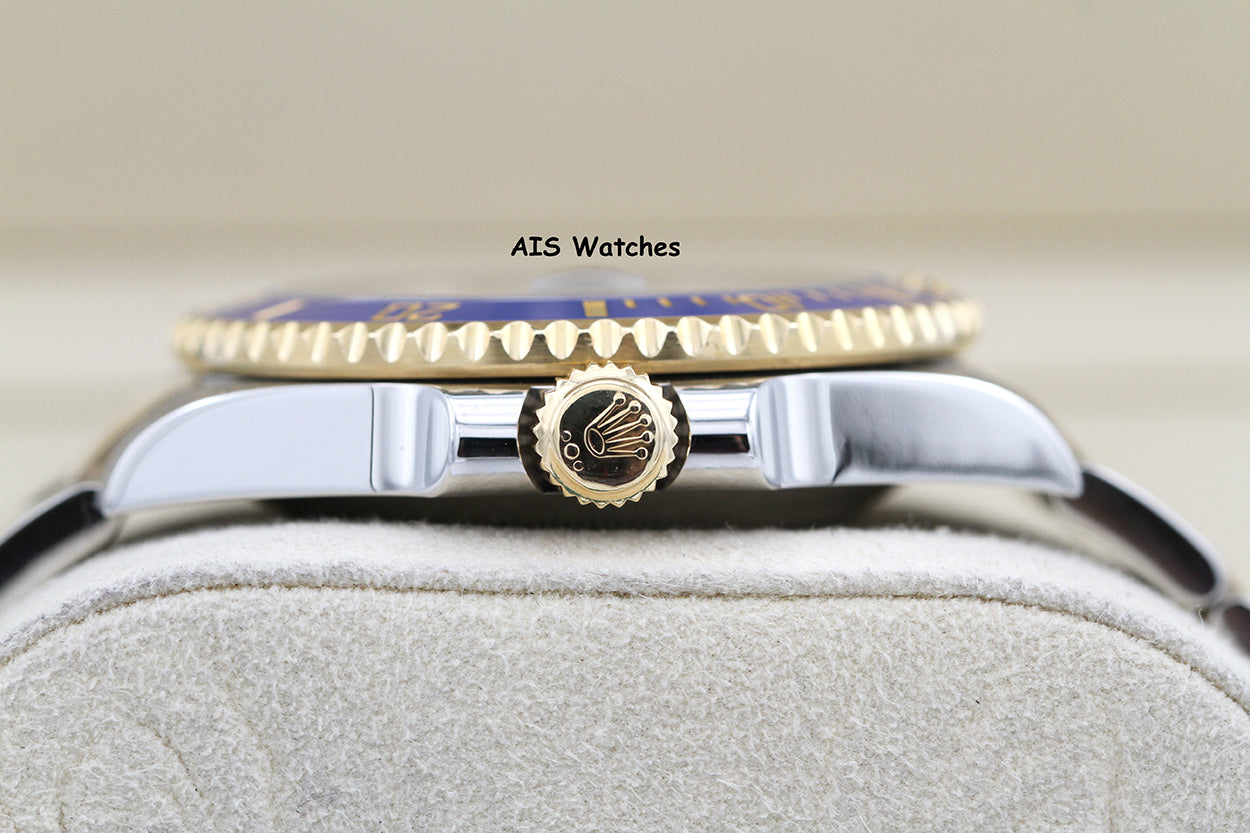 Rolex Submariner 18K YG/SS 116613LB SunBurst Blue Dial Ceramic 40MM 2020 B&P