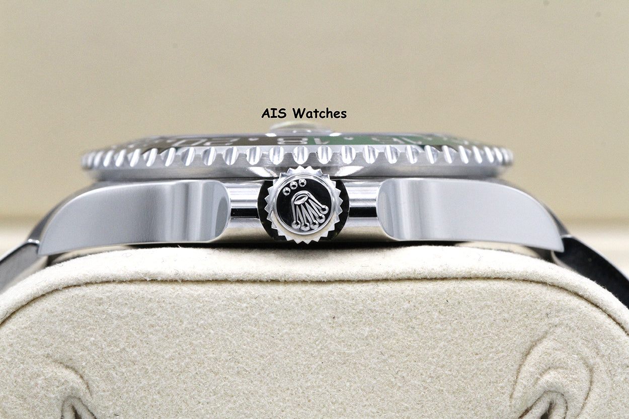 BNIB Rolex GMT Master II 126720VTNR Sprite Lefty Oyster Black / Green B&P