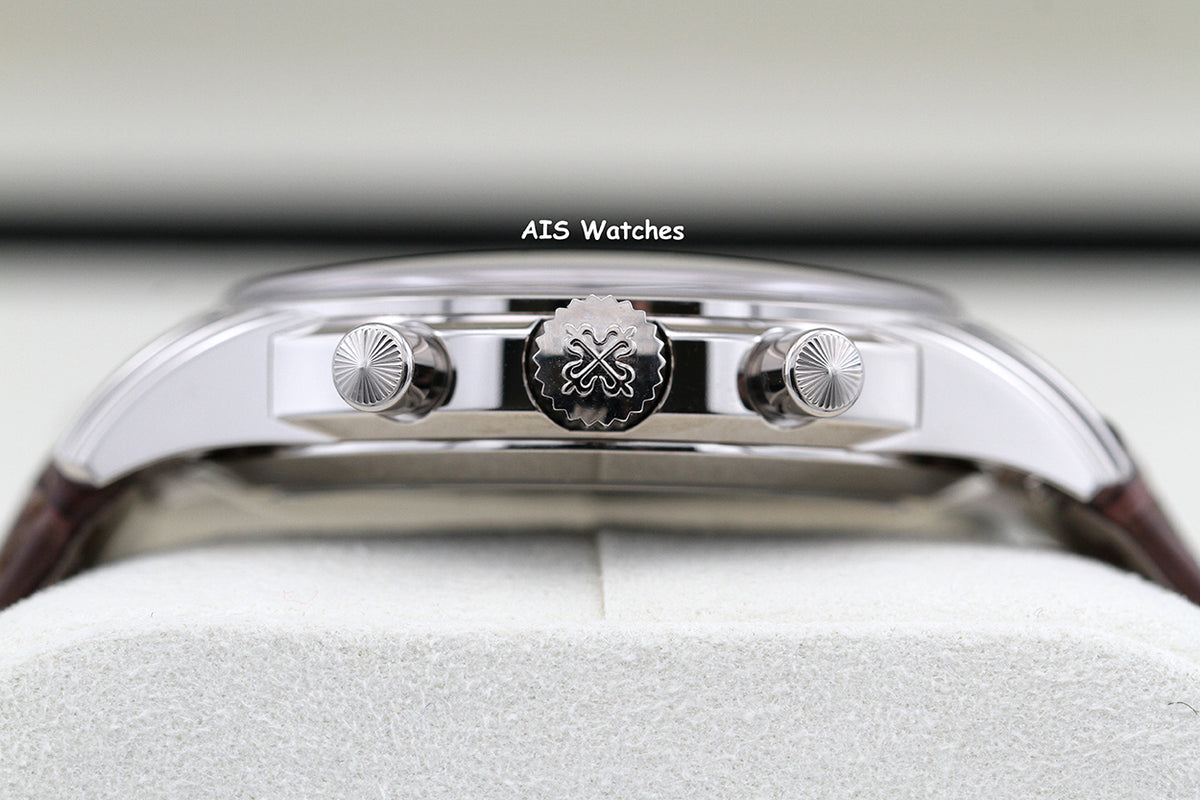 BNIB Patek Philippe Chronograph 5172G White Gold Salmon Dial Box & Papers