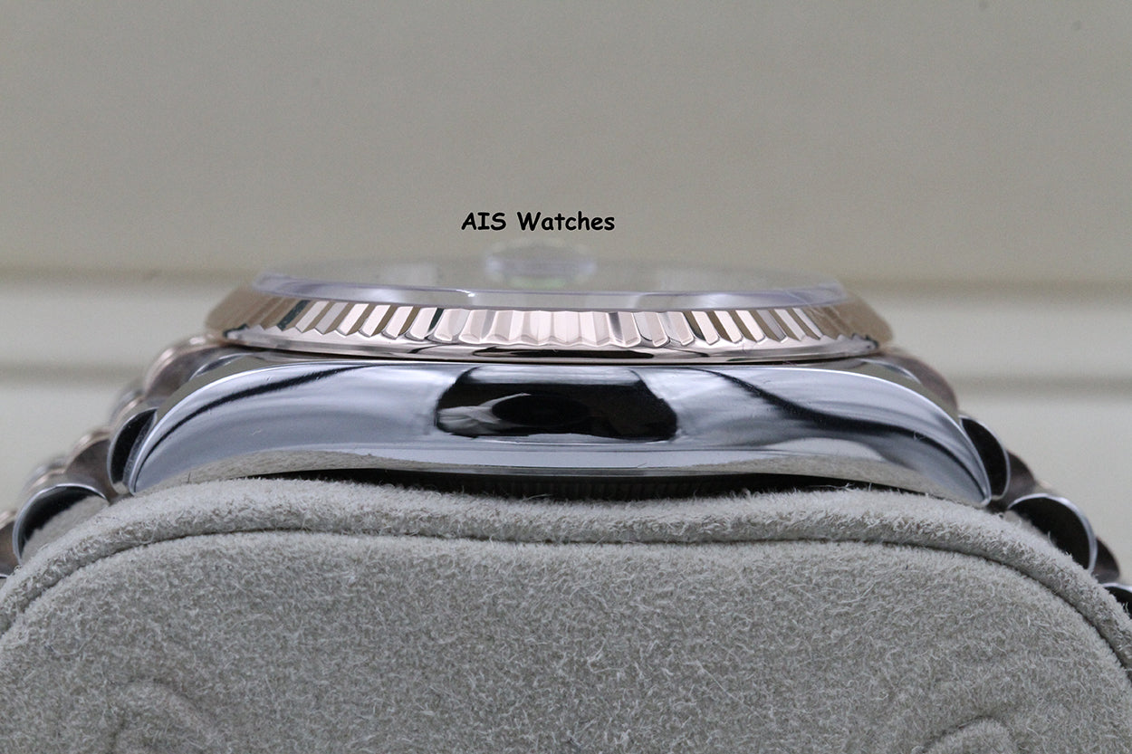 Rolex 126231 DateJust 36MM 18K RG/SS Rhodium Stick Dial Jubilee Bracelet B&P