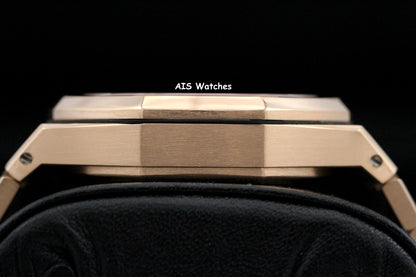 Audemars Piguet 26315OR Royal Oak Chronograph Pink Gold Silver Dial 38MM Box & Papers