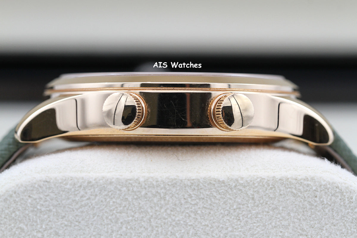 Patek Philippe 5524R Calatrava Pilot Travel Time Rose Gold Brown Dial 42MM Box & Paper