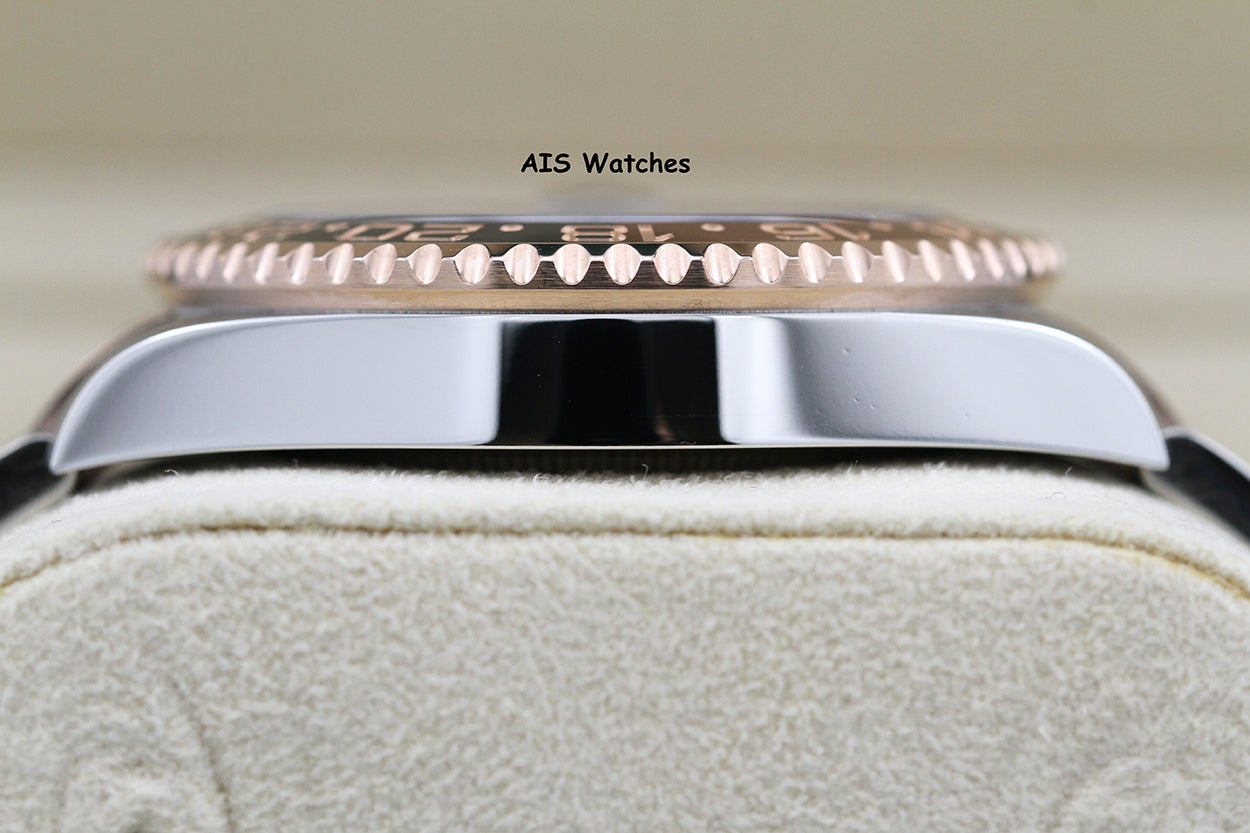 Rolex 126711 CHNR GMT Master II 18K Rose Gold / SS RootBeer Ceramic 2022 B&P