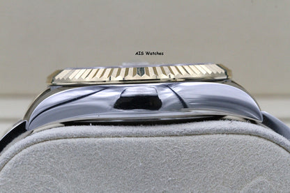 Rolex 326933 Sky-Dweller 18K Yellow Gold / SS Oyster White Dial BP