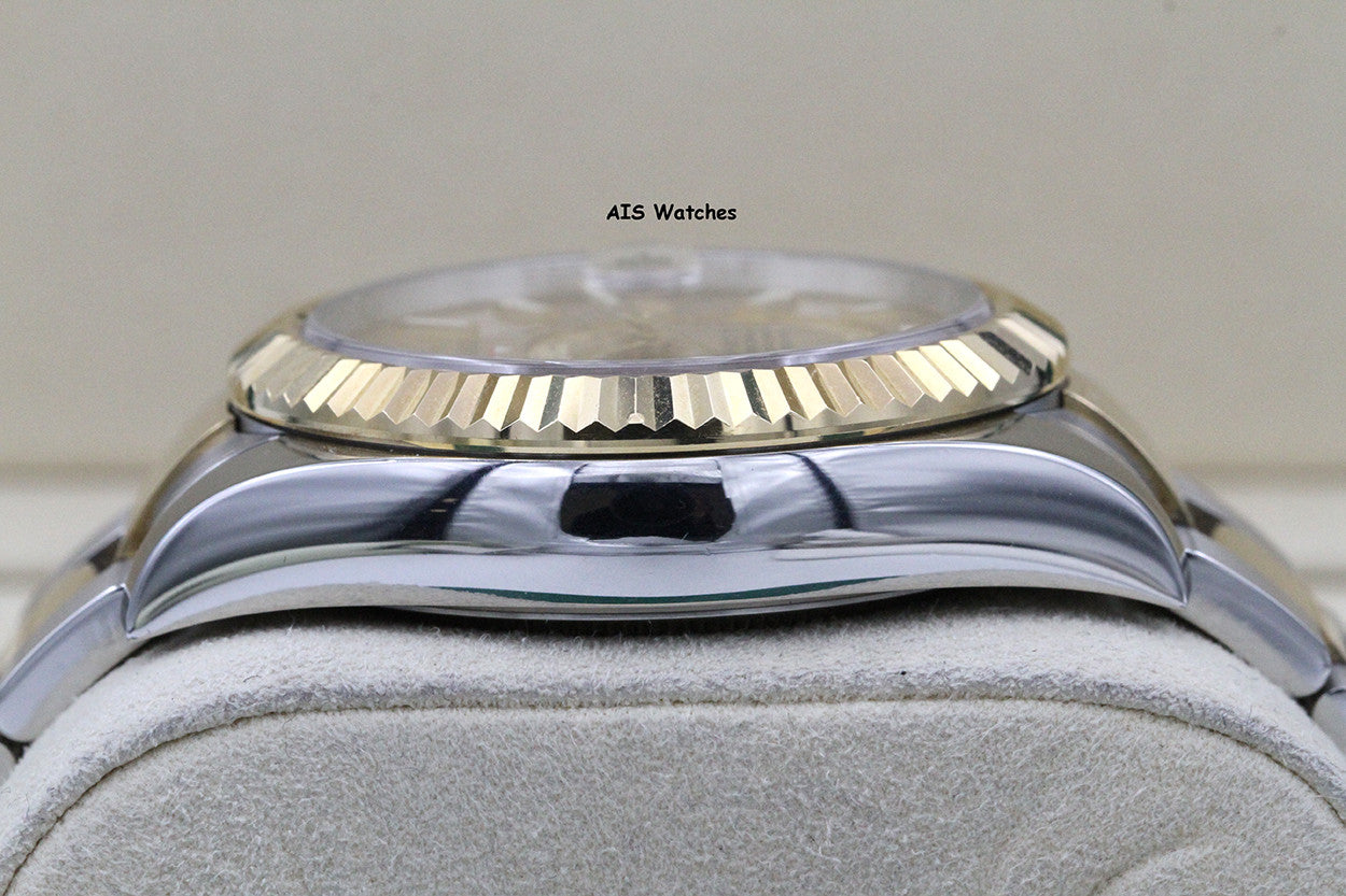 Rolex 326933 Sky-Dweller 18K Yellow Gold / SS Oyster Champagne Dial BP