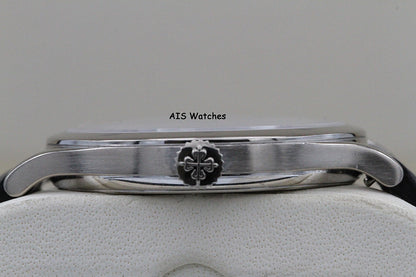 Patek Philippe 5296G Calatrava Scientific White Gold Silver Sector Dial