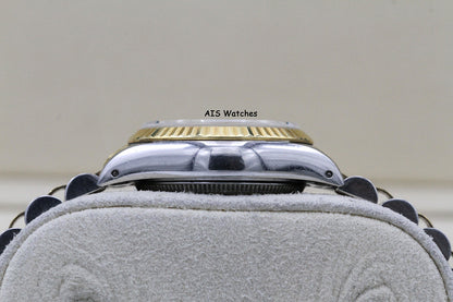 Rolex Ladies Two-Tone DateJust 69173 White Computer Dial 26MM R Serial - 1988 with Papers