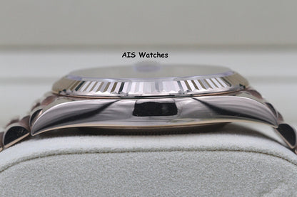 Rolex 228235 DayDate 40MM DD40 Rose Gold Chocolate Baguette Diamond Dial B&P