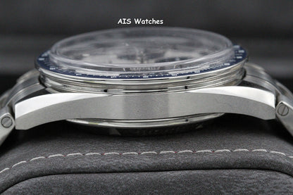 Omega Speedmaster CK2998 Blue SS Bracelet / Leather 311.33.40.30.02.001 Box&Papers