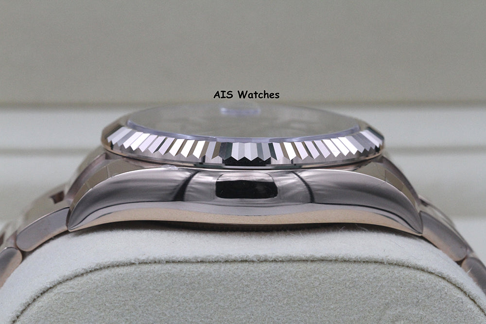 Rolex 326935 Sky-Dweller 18K Rose Gold Rhodium Dial Box & Papers