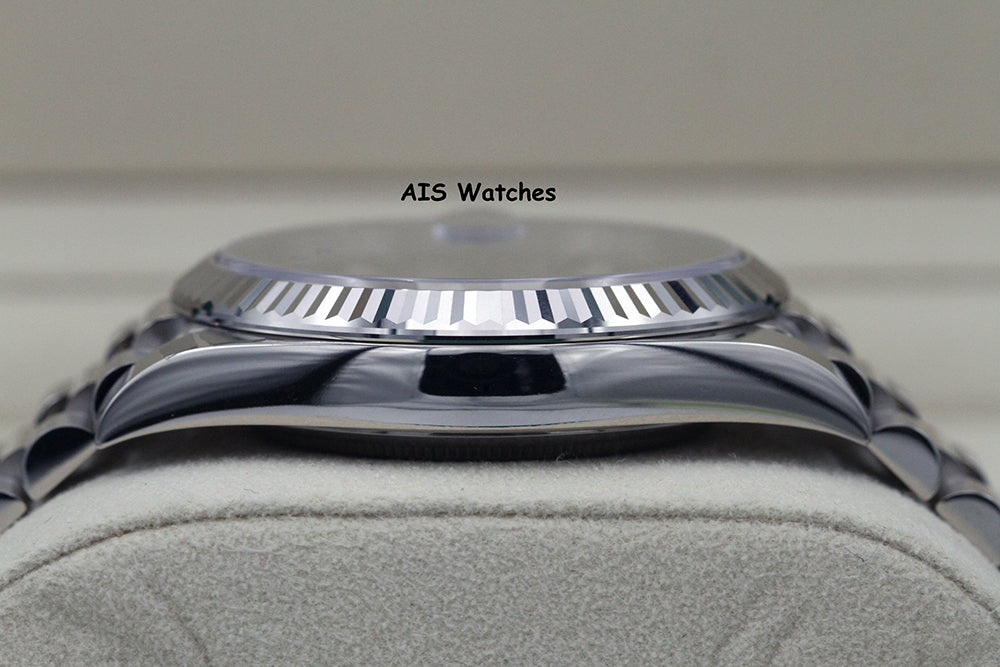 BNIB Rolex 228239 DayDate 40MM DD40 White Gold Black Stick Dial