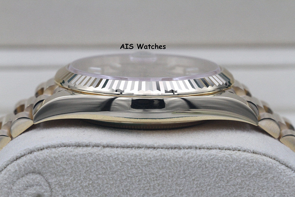 BNIB Rolex 228238 DayDate 40MM DD40 Yellow Gold Champagne Baguette Diamond Dial