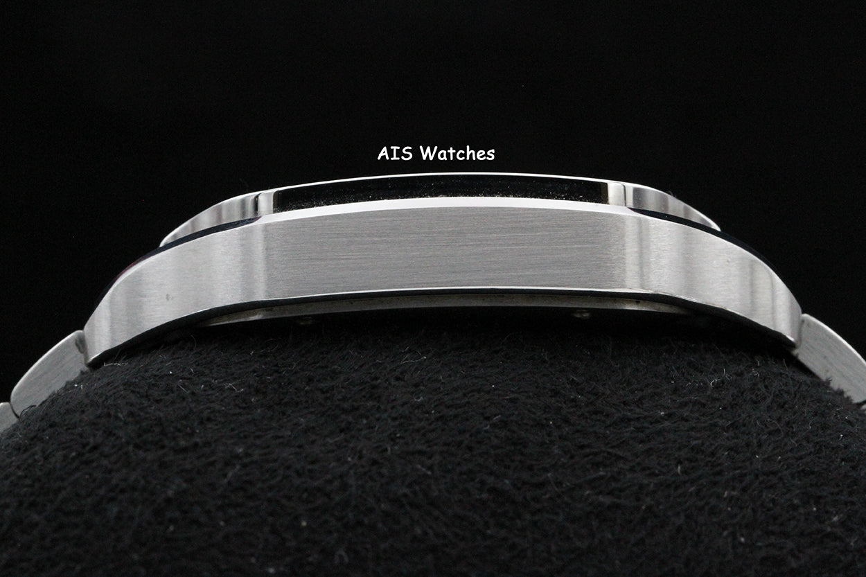 Cartier Santos De Cartier Large Steel WSSA0076 Dual Time GMT Grey Dial Box & Papers