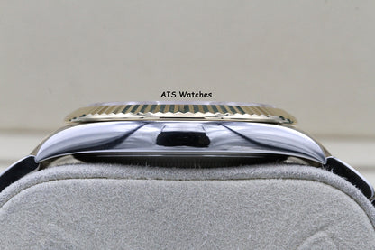 Rolex 126333 DateJust 41MM 18K YG/SS Slate Roman Wimbeldon Dial Oyster B&P