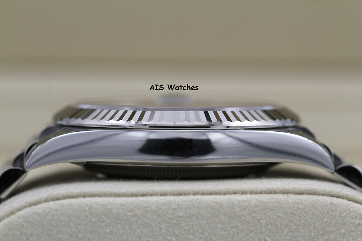 BNIB Rolex Datejust 41MM 126334 Green Stick Dial Jubilee Box & Paper