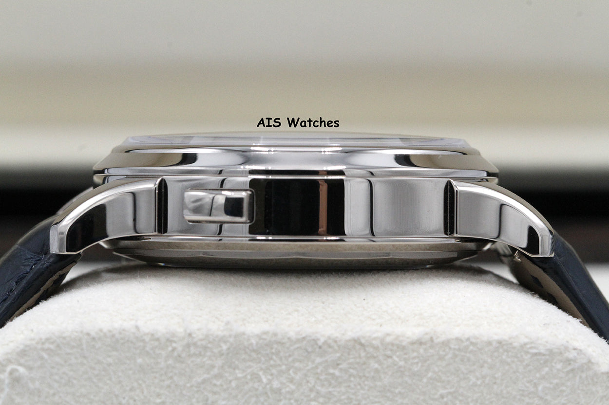 Patek Philippe 5930G World Time Chronograph White Gold Blue Dial Box & Paper