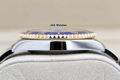 Rolex Submariner 18K YG/SS 116613LB SunBurst Blue Dial Ceramic 40MM 2019 B&P