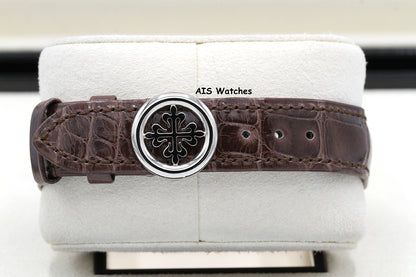 Patek Philippe Perpetual Calendar 5320G White Gold Rose Dial Box & Papers