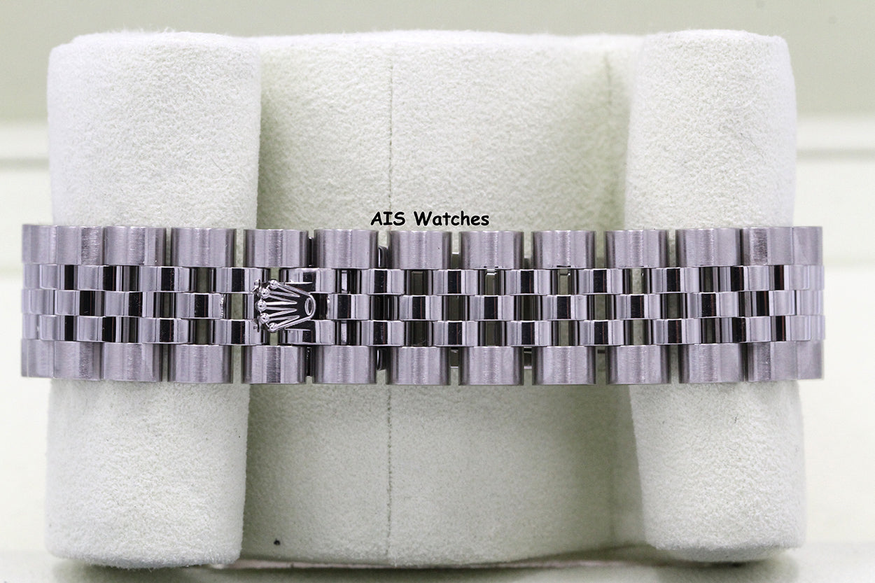 Rolex Ladies DateJust 178274 White Roman Dial 31MM Jubilee B&P