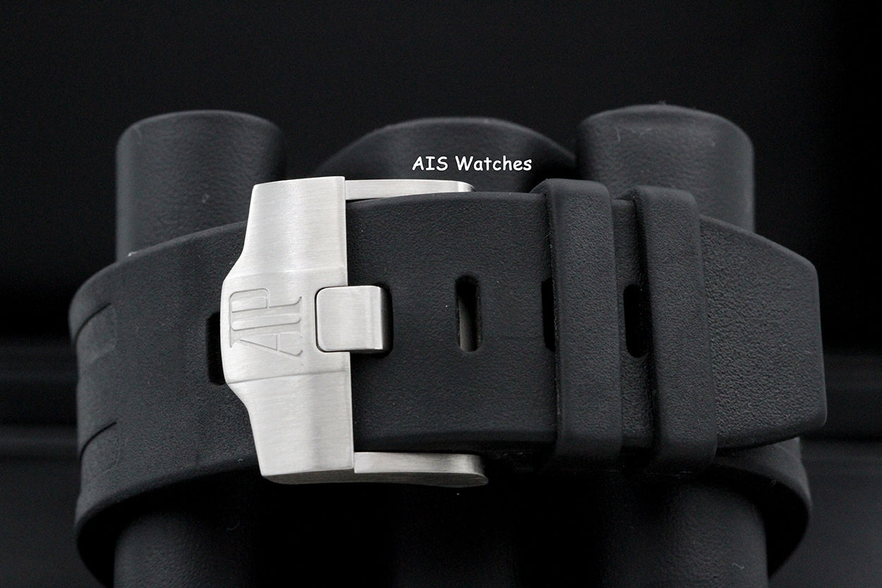 Audemars Piguet 15710ST Royal Oak Offshore Diver Black Dial 42MM Box & Papers