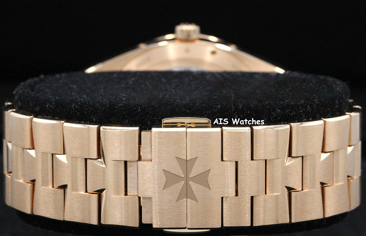 Vacheron Constantin 4300V Overseas Perpetual Calendar 18K Rose Gold Blue Dial BP